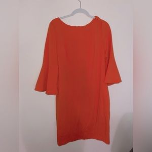 Calvin Klein orange dress